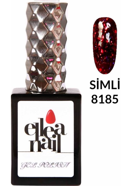 Salon Boy 15 ml Uv LED Simli Kalıcı Oje 8185