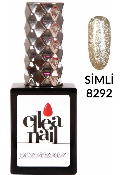 Salon Boy 15 ml Uv LED Simli Kalıcı Oje 8292