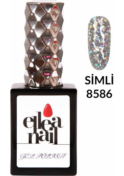 Salon Boy 15 ml Uv LED Simli Kalıcı Oje 8586
