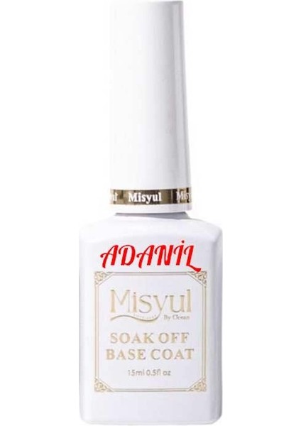15 ml Misyul Profesyonel Soak-Off Güçlü Base Coat