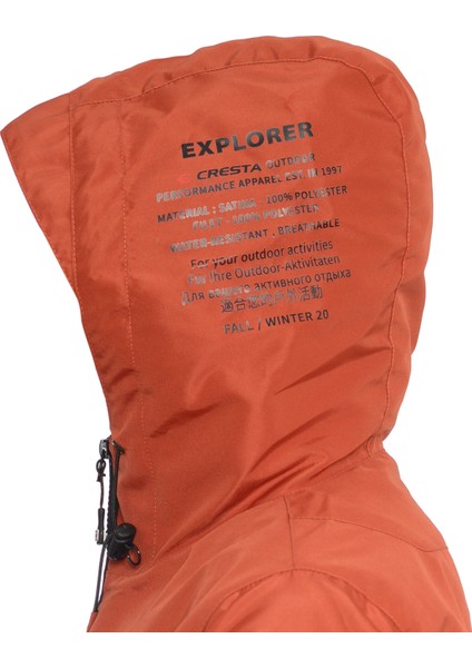 Outdoor Kapüşonlu Explorer Erkek Parka