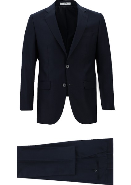 Slim Fit Klasik Takım Elbise