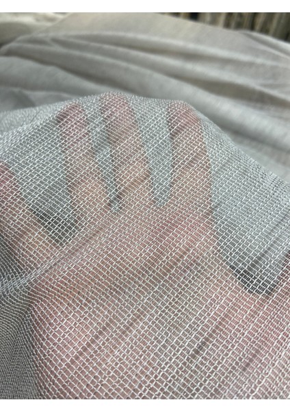 Gri Dokuma Keten Pilesiz Tül Perde Ekstrafor Büzgü fiyatları