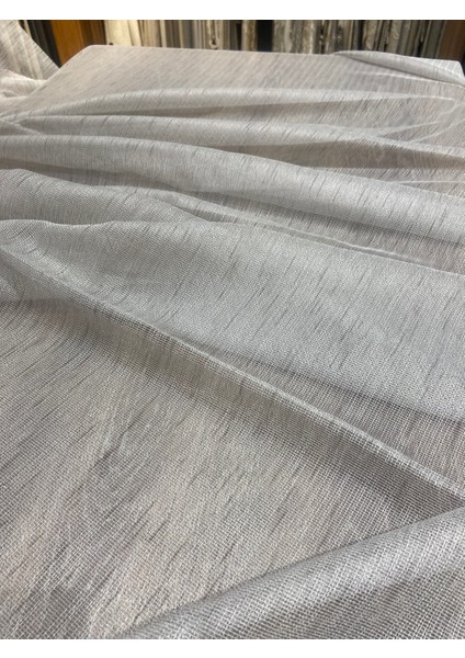 Gri Dokuma Keten Pilesiz Tül Perde Ekstrafor Büzgü indirimleri
