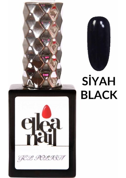Salon Boy 15 ml Uv LED Kalıcı Oje Siyah