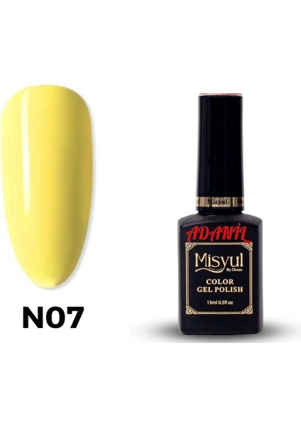 Misyul Neon Sarı Kalıcı Oje N07