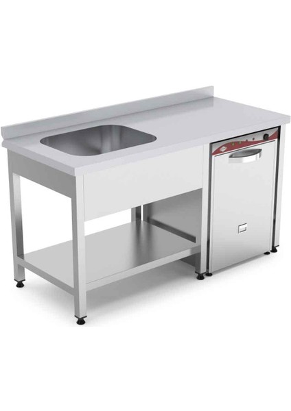 EMP.E.71485-1EMT-L Tek Evyeli Tezgah Sol 1400X700X850