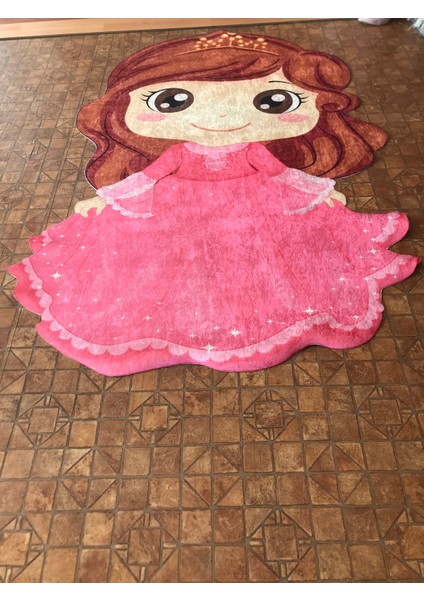 Nurbal Halı Lazer Kesim Prenses Çocuk Odası Halısı