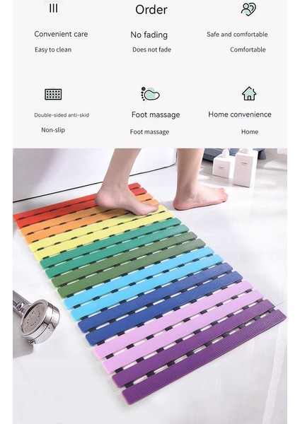 Banyo, Mutfak, Banyo, Çocuk Odası, Kapı Basamağı Kaymaz Paspas (Yurt Dışından)