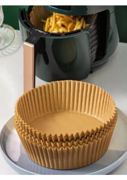 Airfryer Pişirme Kağıdı 50 Adet Yağlı Kağıt