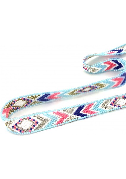 Şerit Isı ile Yapışma Mavi Kenarlı Çok Renkli fiyatları