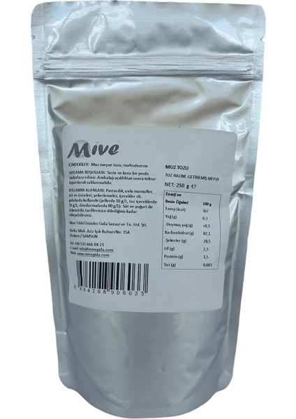 Muz Tozu fiyatları