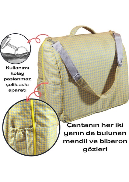 Bebek Çantası, Çantalı Babynest, Taşına Bilir Ebeveyn Yanı Yatağı