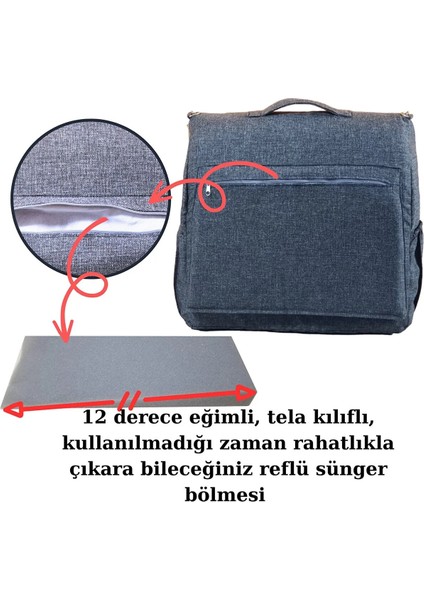 Çantalı Babynest, Bebek Çantası, Taşına Bilir Ebeveyn Yanı Yatağı