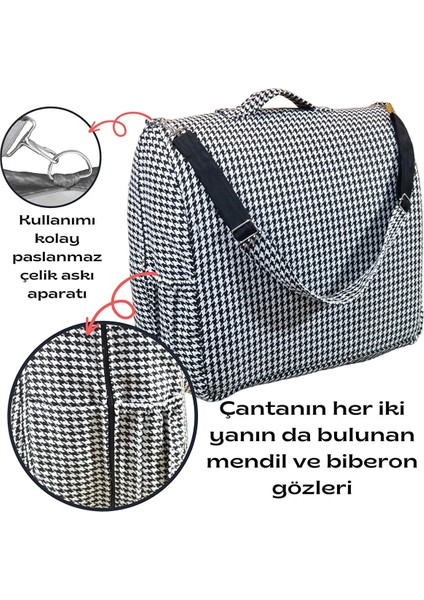 Çantalı Babynest, Bebek Çantası, Taşına Bilir Ebeveyn Yanı Yatağı