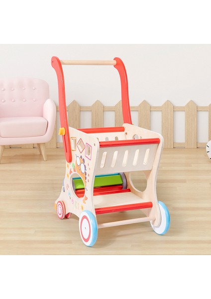 Çocuk Erken Öğretim Yardımcıları Arabası Elle Çekme Yürümeye Başlayan Yürümeye Başlayan Bebek Yürümeyi Öğrenme Yürüteç Ahşap Oyun Evi Oyuncak (Yurt Dışından) fiyatları