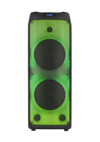 KOLAV-L2121 Mikrofonlu Kumandalı Rgb Ledli Taşınabilir Bluetooth Hoparlör Usb-Tf-Fm Radyo Siyah