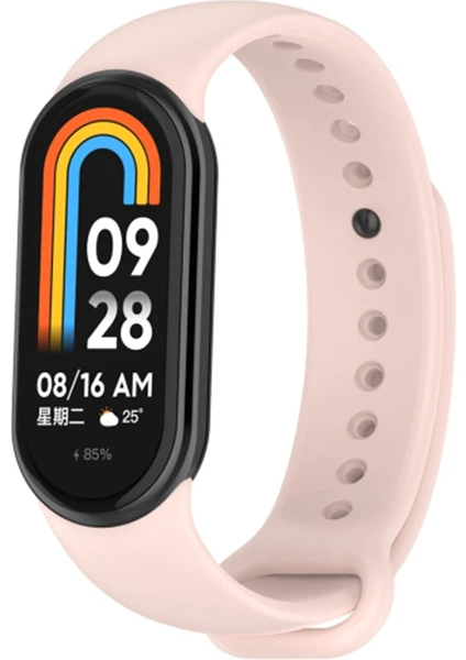 Xiaomi Mi Band 8 Silikon Kordon Ayarlanabilir A+ Kalite Esnek Yumuşak Spor Silikon Kayış