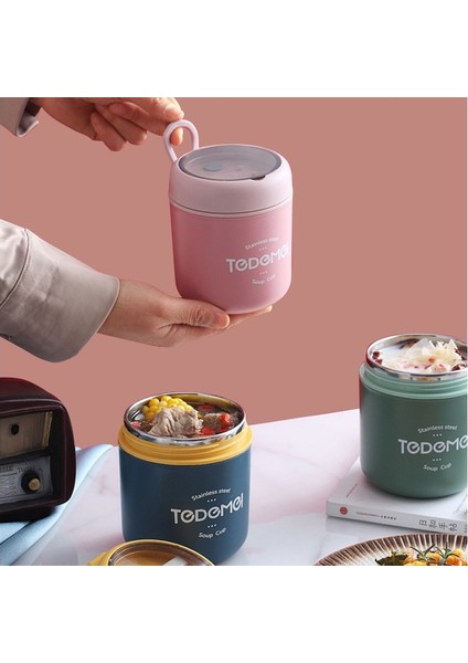 530ML Paslanmaz Çelik Öğle Yemeği Kutusu Termal Gıda Sürahisi (Yurt Dışından)
