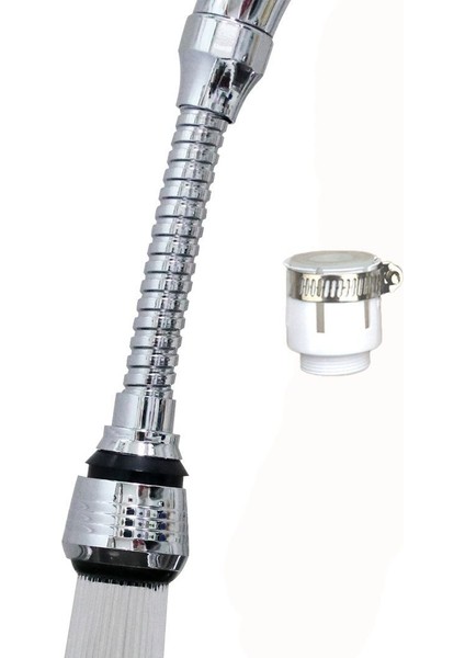2 Akış Tasarımı Çıkarılabilir Mutfak Bataryası 360° Döndürme Su Tasarrufu - Gümüş (Yurt Dışından) modelleri