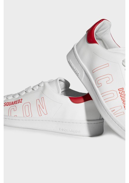 Logolu Hakiki Deri Sneaker Ayakkabı Erkek Ayakkabı SNM017501 502228 M244 fiyatları