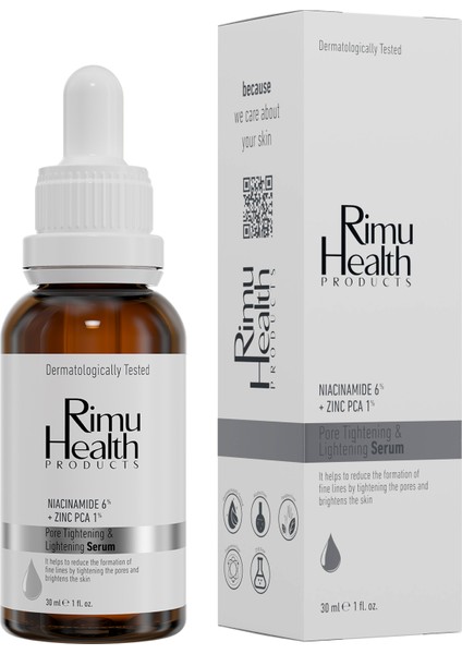 Rimu Health Products Serum 30ML (Niacinamide 6%+Zınc Pca)