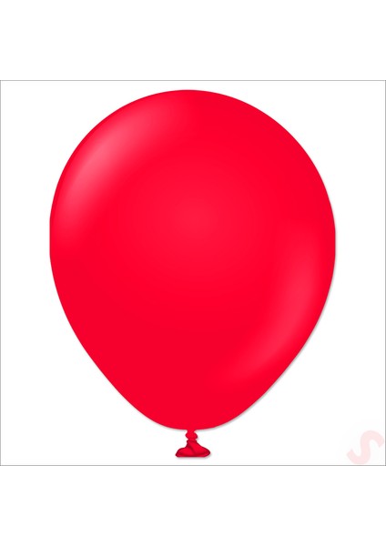 Kırmızı Pastel Balon, 30CM x 10 Adet fiyatları