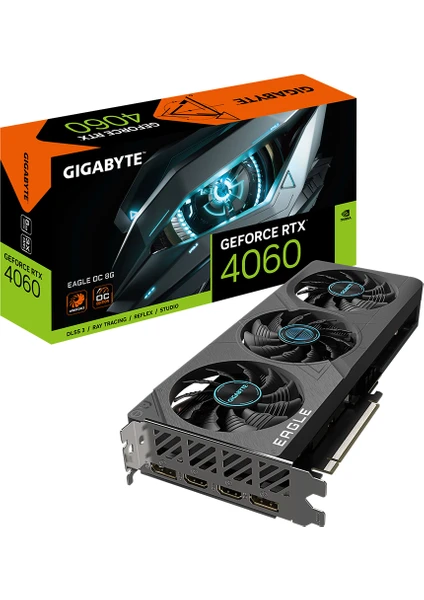 Geforce Rtx 4060 Eagle 8g GV-N4060EAGLE Oc-8gd Gddr6 128BIT DX12 Dlss 3 Gaming (Oyuncu) Ekran Kartı