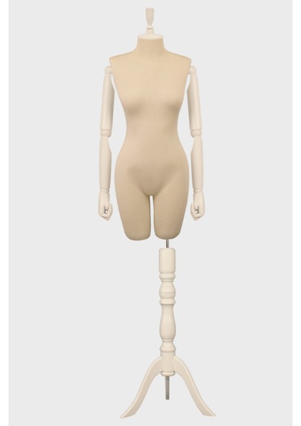 Ahşap Kollu Pantalon Giyebilen Terzi Mankeni