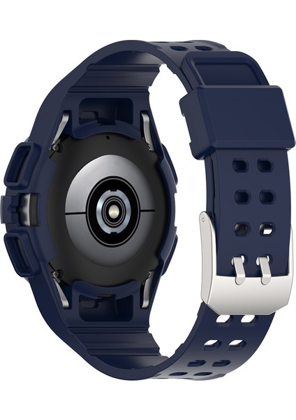 Samsung Galaxy Watch Için 44MM Akıllı Izle Yumuşak Tpu Değiştirme Kayışı Saat Kılıfı ile Entegre - Koyu Mavi (Yurt Dışından) fiyatları