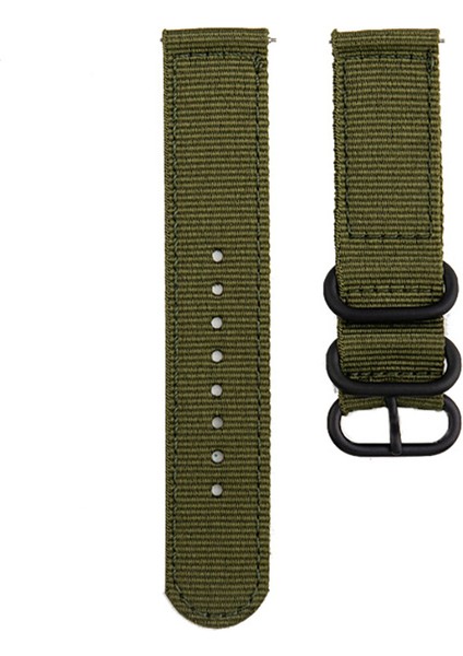 Garmin Venue 2s / Vivoaktif 4s 18MM Naylon Saat Kayışı Üç Ağır Toka Saat Bandının Değiştirilmesi - Ordu Green (Yurt Dışından) modelleri