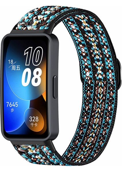 Huawei Band 8 Için Bohem Tarzı Elastik Naylon Akıllı Saat Kayışı Saat Bandı Yedek - Brown (Yurt Dışından) indirimleri