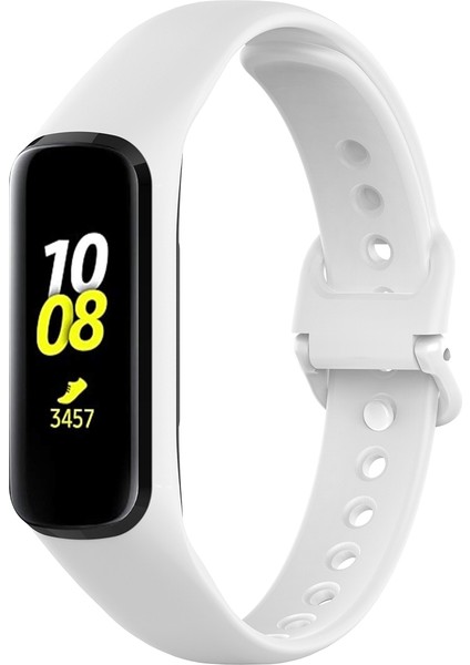 Samsung Galaxy Fit-E SM-R375 Için Silikon Akıllı Saat Band Strap Bilezik Değiştirme Kayışı-Beyaz (Yurt Dışından) fiyatları