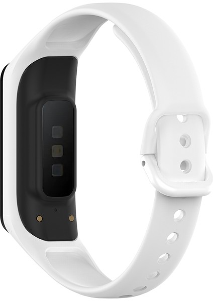 Samsung Galaxy Fit-E SM-R375 Için Silikon Akıllı Saat Band Strap Bilezik Değiştirme Kayışı-Beyaz (Yurt Dışından) modelleri