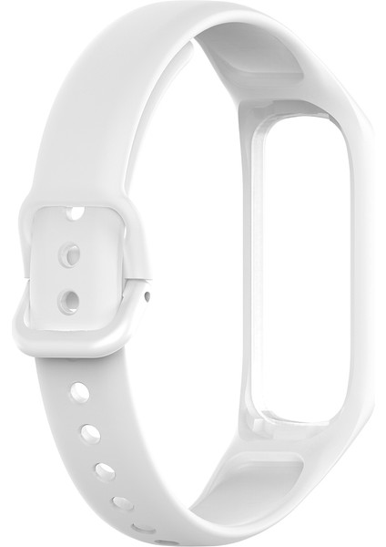Samsung Galaxy Fit-E SM-R375 Için Silikon Akıllı Saat Band Strap Bilezik Değiştirme Kayışı-Beyaz (Yurt Dışından) fırsatları