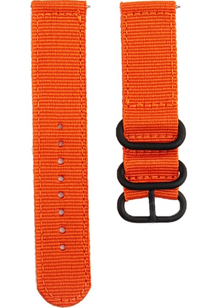 Garmin Venue 2s / Vivoaktif 4s 18MM Naylon Saat Kayışı Üç Ağır Toka Saat Bandının Değiştirilmesi - Orange (Yurt Dışından) modelleri