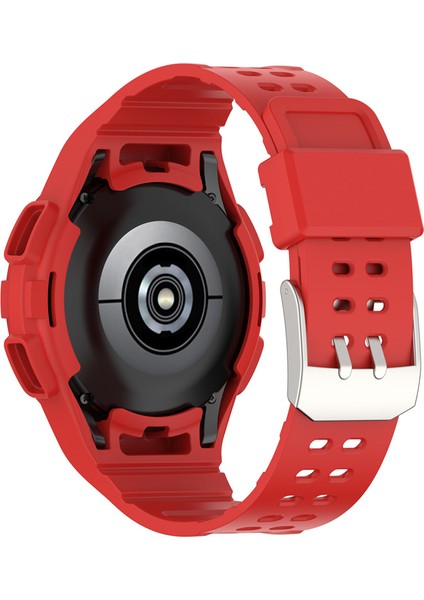 Samsung Galaxy Watch4 Için Classic 46MM Akıllı Saat Strap Soft Tpu Bilek Bandıyla Entegre - Kırmızı (Yurt Dışından) fiyatları