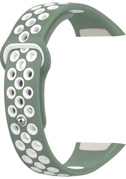 Huawei Band 6 / Honor Band Için 6 Çift Renkli Silikon Silikon Izle Band Ayarlanabilir Bilek Kayışı Değiştirme - Açık Yeşil / Beyaz (Yurt Dışından) fiyatları