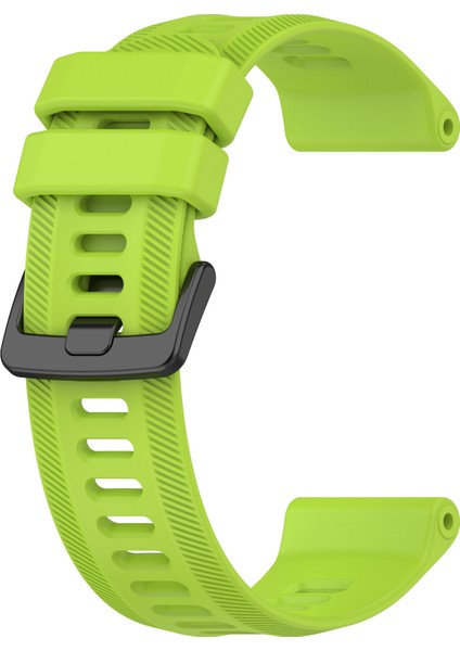 Garmin Forerunner Için 955 / Forerunner 935 / Descent G1 22MM Tüketim Tasarımı Silikon Saat Band Siyah Toka Kayışı Değiştirme - Yellowgreen (Yurt Dışından) modelleri