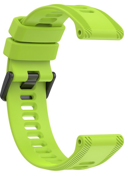 Garmin Forerunner Için 955 / Forerunner 935 / Descent G1 22MM Tüketim Tasarımı Silikon Saat Band Siyah Toka Kayışı Değiştirme - Yellowgreen (Yurt Dışından) fırsatları