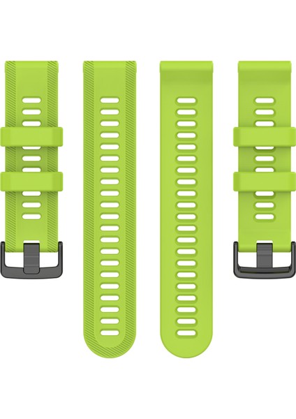Garmin Forerunner Için 955 / Forerunner 935 / Descent G1 22MM Tüketim Tasarımı Silikon Saat Band Siyah Toka Kayışı Değiştirme - Yellowgreen (Yurt Dışından) indirimleri