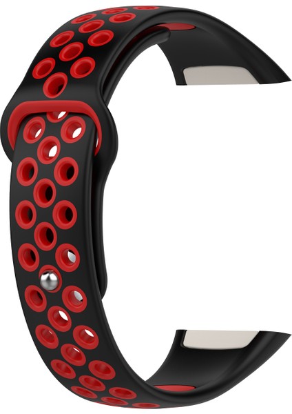 Huawei Band 6 / Honor Band Için 6 Çift Renkli Silikon Silikon Izle Band Ayarlanabilir Bilek Kayışı Değiştirme - Siyah / Kırmızı (Yurt Dışından) fiyatları