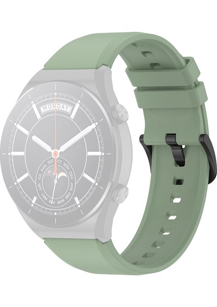 Xiaomi Watch Için S1 22MM Silikon Izle Band Yedek Yedek Saat Kayışı - Açık Yeşil (Yurt Dışından)