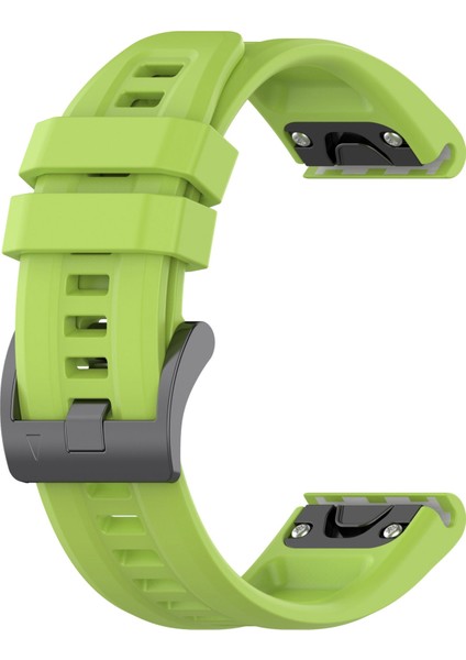 Garmin Fenix ​​7/epix Gen2/descent G1/coros Vertix Silikon Izle Band Quick Serbest Bırakma Bilek Strap Sports Yedek Saat Bandı - Yeşil (Yurt Dışından)