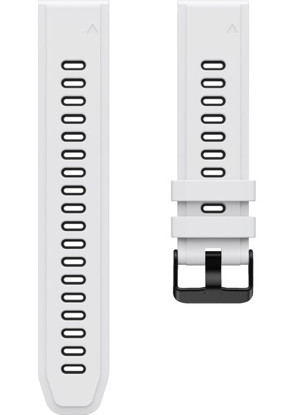 Çift Renk Hızlı Serbest Bırakma Silikon Değiştirme Garmin Fenix ​​7x/6x Safir Gps/6x Pro/6x Gps/5x Gps/5x Plus - Beyaz/siyah Için (Yurt Dışından) fırsatları