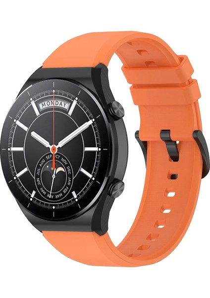Xiaomi Watch Için S1 22MM Silikon Izle Band Yedek Yedek Saat Kayışı - Orange (Yurt Dışından) fiyatları
