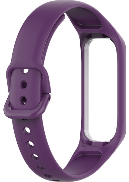 Samsung Galaxy Fit-E SM-R375 Için Silikon Akıllı Saat Band Strap Bilezik Değiştirme Kayışı-Mor (Yurt Dışından) fırsatları