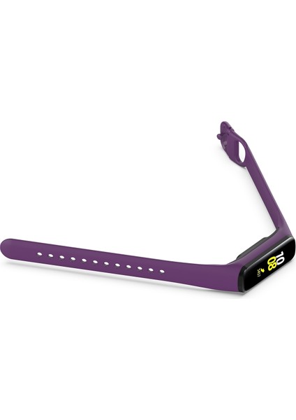 Samsung Galaxy Fit-E SM-R375 Için Silikon Akıllı Saat Band Strap Bilezik Değiştirme Kayışı-Mor (Yurt Dışından) indirimleri
