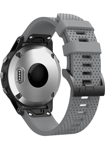 Garmin Fenix ​​5s Için Siyah Üçgen Toka Silikon Izleme Kayışı ile - Gri (Yurt Dışından) fiyatları