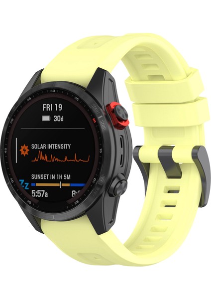 Garmin Fenix ​​7/epix Gen2/descent G1/coros Vertix Silikon Izle Band Quick Serbest Bırakma Bilek Strap Sports Yedek Saat Bandı - Sarı (Yurt Dışından) fiyatları